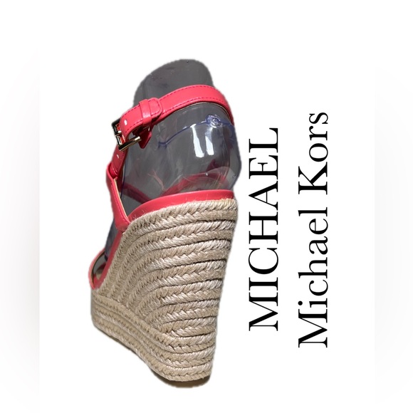 SB25 NIB MICHAEL Michael Kors Women’s Annie Wedge Espadrille shoes Size 8. - Picture 8 of 13